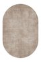 Digital Non-Slip Washable Oval Taupe Beige Living Room Rug Kitchen Rug Corridor Rug Runner Rug - 2