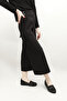 Women's Black Wedge Sole Bow Comfort Shoes - 3