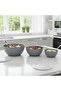 A set of three containers for storing food, vegetables, and salad; multi-purpose - 5
