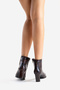 Brown Croco Detailed Women's Boots - 6