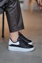 Women's Black and White Casual Sneaker Slz03 - 5