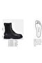 Large Size Eva Sole Genuine Leather Boots 41-42-43-44-Black Leather - 5