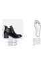 LARGE NUMBER WOMEN'S GENUINE LEATHER BOOTS 41-42-43-44-BLACK Patent Leather - 5