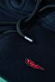 Unisex Color Blocked Hooded Zipper Sweatshirt 100% Cotton Kangaroo Pocket Design Sweatshirt - 4