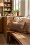 Bohemian Style, Handmade, Raffia Tassels, Rustic, Garden, Balcony Living Room, Bedroom Textile, - 3