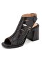 Upride Genuine Leather Comfort Orthopedic Women's Sandals Black - 4
