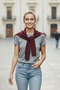 Women's Sweater-Looking Knitwear Shawl |   Tie-Up Casual Selection - 2