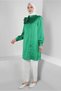 RIFFIR DETAIL STONE SATIN TUNIC 43838 - 2