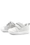 Sonic White Anatomical Genuine Leather Baby Sneakers - Velcro Sports Shoes - 5