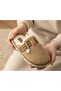 Slc Women's Buckle Closed House Slippers Winter Slippers - 3