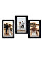 3 قطع إطار 30×40 - إطار أسود - إطار صور متعدد من MDF - إطار صور بحجم A3 - 6