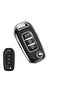 Renault Megane 4 Clio 5 Tpu Key Case Cover Black Gold - 5