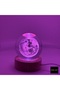 3D Lighted Glass Globe – Color Changing Led Night Light