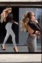 Street Fit Stretch Fabric High Waist Narrow Leg Cotton Gray Jeans - 3
