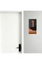 Bronze Plexiglass Vertical Hotel - Apartment Site - Apartment Hotel Office Door Number - Door Number 1 One - 4