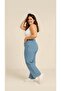 Jeans Premium Women's Extra Large Size Super Oversized High Waist Stretch Denim Pants - 5