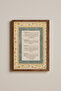 Kafirun - Ihlas - Felak - Nas Sureleri - Wooden Patterned Frame - 2