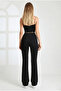 Women's Flared Front Ribbed Modal Fabric High Waist L Stretch Fabric t Shaping / Sculpting Pants Leggings - 7