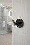 Black V Fork Robe Hanger - 2