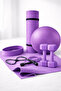 Ideal Pilates Set for Full-Body Fitness - Includes Mat, Dumbbell and More! - 2