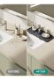 Anthracite Elastic Faucet Mat Water Catcher Organizer Silicone Non-Slip Kitchen Bathroom Sink Countertop Mat - 5