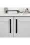 Aluminum Bridge Black 128 mm Handle Luxury Country Kitchen Furniture Cabinet Drawer Handle - 3