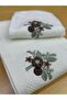 Embroidered 3D Cotton Towel with Mother and Daughter Motif - 2
