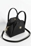 Ezzybliss Women's Black Magnetic Handbag Shoulder and Strap Bag - 3