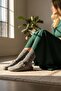 Unisex Anatomical Wool Felt Slippers with Natural Cork Sole - 4