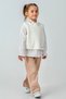 Girl's 3-Piece Combination Set | Shirt + Knitwear Sweater + Pants | New Season | Soft Fabric - 2