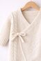 Baby Boy Children's Winter Knitwear Newborn Jumpsuit Hair Braided Kimono Jumpsuit - 3