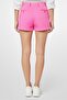 Women Paisley Print Chino Shorts, Pink - 4