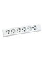 Günsan Six-Child Protected Grounded Group Socket with Terminal Blocks (Wireless)