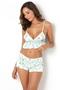 Patterned Strap Shorts Set - 2