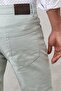 Men's Water Green Non-Kneeling 360-Degree Stretch in All Directions Comfortable S Slim Fit Slim-Fit Pants - 7