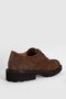 Genuine Leather Lace-Up Men's Casual Loafer Shoes Camel - 5