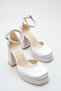 Women's Special Design Satin Fabric Platform Heeled Shoes (Molds Are Half a Number Bigger.) - 3
