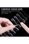 Soft Gel Nail Tips Short Almond 240 Pcs 12 Sizes - 2