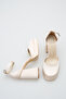 Women's Special Design Satin Fabric Platform Heeled Shoes (Molds Are Half a Number Bigger.) - 4