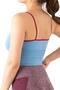 Gigotto Seamless Lace Detailed Blue Bustier - 8