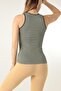 Women's Seamless Corded Tank Top - 5