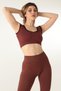 Ribbed Unsupported Bustier