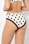 Polka Dot Lace Edged Comfortable Fit Stylish Women's Panties - 4