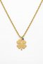 Steel 22K Evil Eye Clover Women's Necklace 60 cm |   Gold Color Non Tarnish Women Jewelry Steel Necklace - 2
