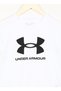 White Female Child Short-Sleeve Loose Cut Straight T-Shirt 1361182-100 Ua g Sportstyle Logo Ss