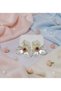 Custom Design Flower Shaped Women's Earrings 2 Pieces Reflecting Your Style - Stylish Daily Accessory