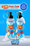 Kids Blue Adventure Foam Soap 2X500 ml Special Soft Gentle Care for Children Alcohol-Free