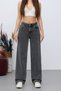 Women's 90's Stretchy Wide Leg Loose Palazzo Jeans - 4