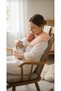 Set of 4 100% Cotton 4 Layer Soft Color Muslin Baby Shoulder Cover / Bib / Mouth Wipe / Nickel Free Snap Fastener - 2