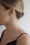 Steel Full Stone Star Prairie Earrings -No Tarnishing-